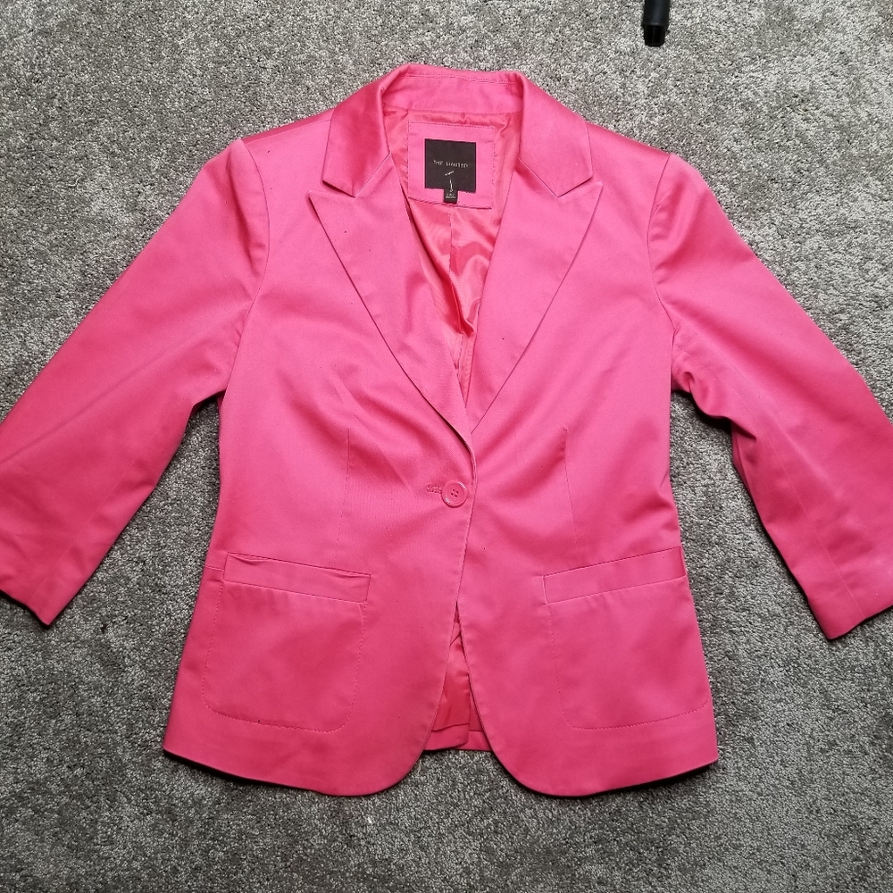 THE LIMITED | Hot Pink Fuchsia Magenta Blazer Smal